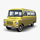 Generic Retro Passenger Van v 1 - 3DOcean Item for Sale