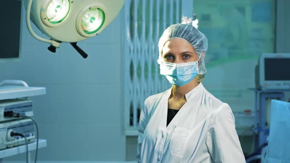 Portrait of a Surgeon Doctor, After Surgery.