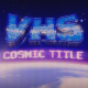 Retrowave Cosmic Title & Logo - VideoHive Item for Sale