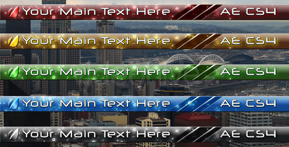 Lower Third (Animated Particle) alt