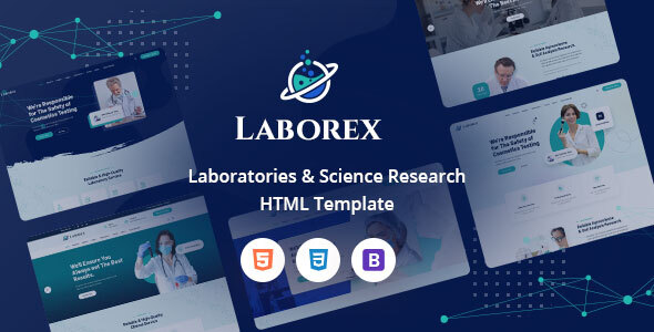 Laborex – Laboratory & Research HTML Template