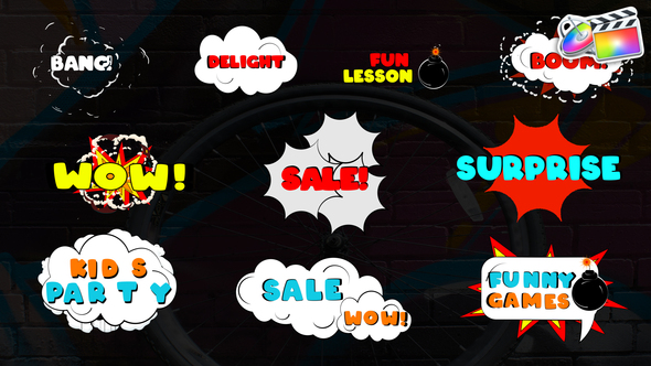 Comic Titles | FCPX alt