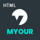 Myour - Resume HTML Template - ThemeForest Item for Sale