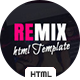 Remix - HTML5 Music Template - ThemeForest Item for Sale