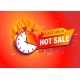 Last Hour Offer Hot Sale Bright Banner - GraphicRiver Item for Sale