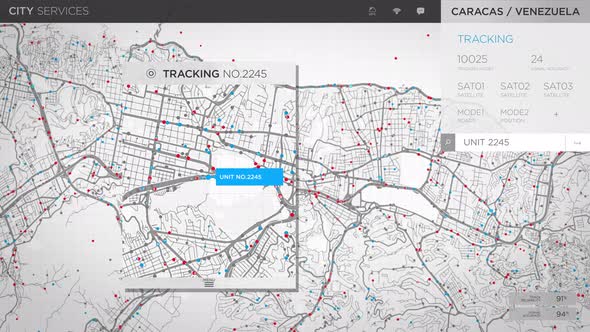 Transport Vehicle Location Displayed In Interface Of Modern GPS Device alt