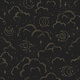 Vector Seamless Pattern with Clouds Moons  - GraphicRiver Item for Sale