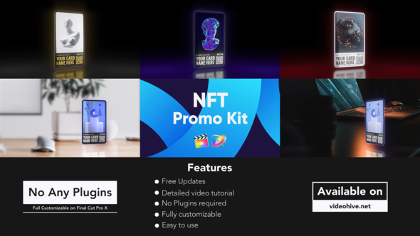 NFT Promo Kit - Final Cut Pro X & Apple Motion alt