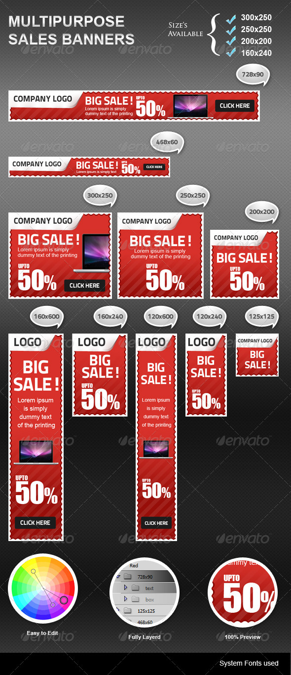 Ads Banners Ad Templates From Graphicriver