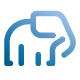 Minimal Elephant Lines Logo