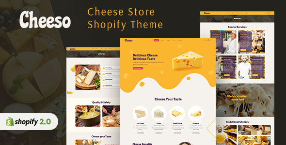 Cheeso | Organic Food Shopify Theme