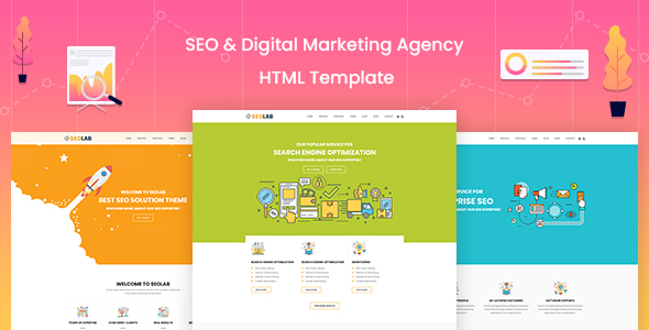 SeoLab- SEO & Digital Marketing Agency HTML Template