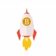 Bitcoin Rocket - VideoHive Item for Sale