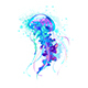 Big Blue Jellyfish - GraphicRiver Item for Sale