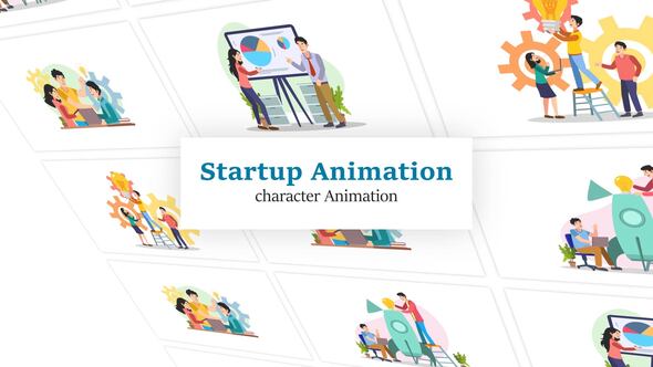 Startup Character Scene Animation Pack