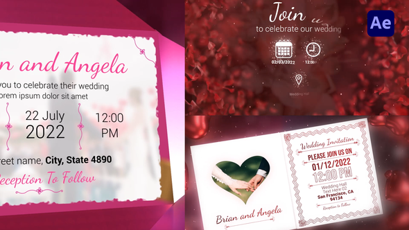 Wedding Invitations Pack