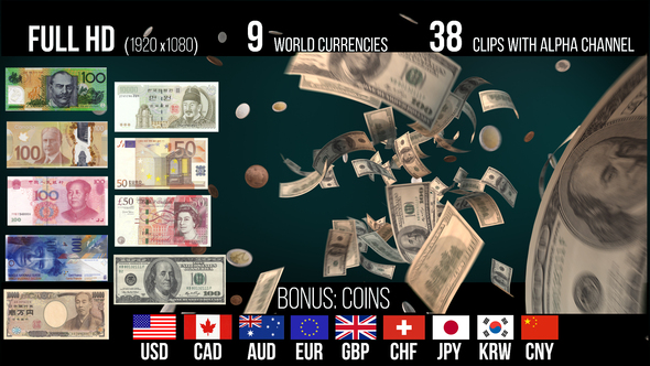 Flying World Money Banknotes Pack