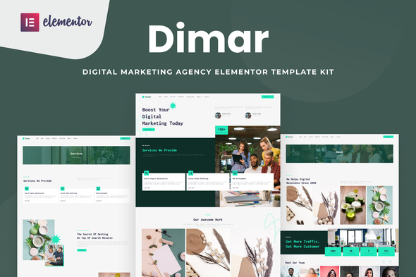 Dimar – Digital Marketing Elementor Template Kit – 0 Sold!