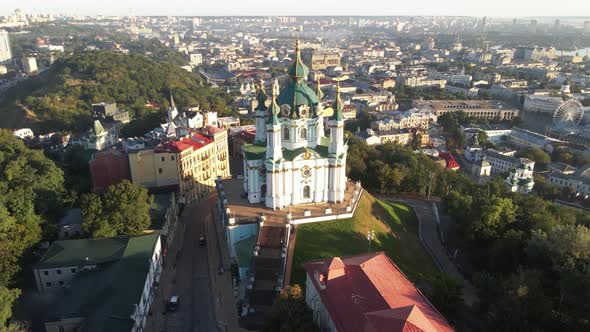 St. Andrew's Church at Dawn. Kyiv, Ukraine