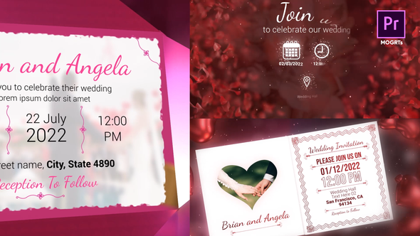 Wedding Invitations Pack