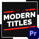 Modern Responsive Titles MOGRT - VideoHive Item for Sale