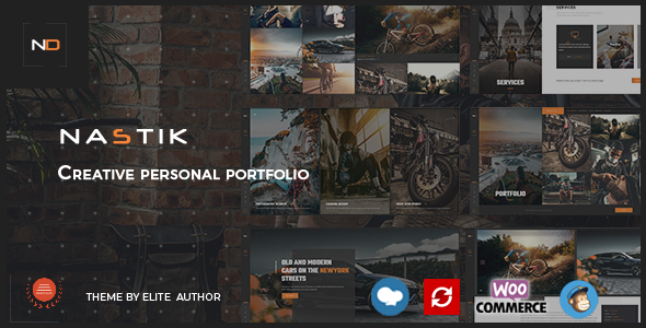 Nastik – Creative  Portfolio WordPress Theme