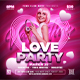 Valentine Love Party Flyer - GraphicRiver Item for Sale