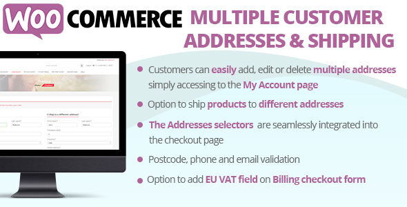 WooCommerce Multiple Customer Addresses & Shipping