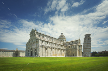 ning Tower of Pisa. Unesco World Heritage site. Tuscany, Italy, Europe.