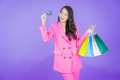 Portrait beautiful young asian woman smile with shopping bag - PhotoDune Item for Sale