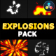 Cartoon Explosions Pack | DaVinci Resolve - VideoHive Item for Sale
