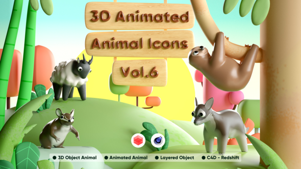 3D Animated Animals Vol. 6