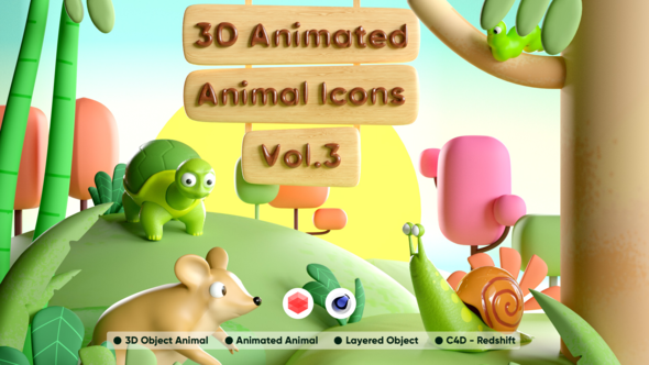 3D Animated Animals Vol. 3 alt