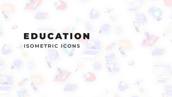 Education - Isometric Icons alt