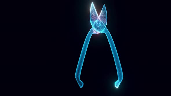 Wire Cutter Hologram Rotating 4k alt