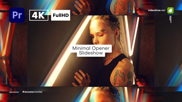 Minimal Opener Slideshow | Premiere Pro
