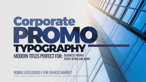 Corporate Promo Typography