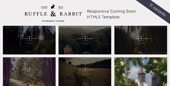 Rabbit - Responsive Coming Soon