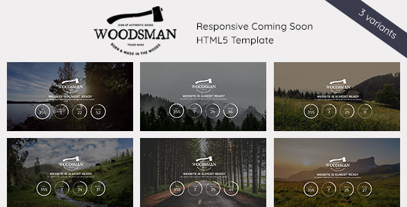 Woodsman - Responsive Coming Soon