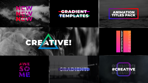 Gradient Titles | After Effects