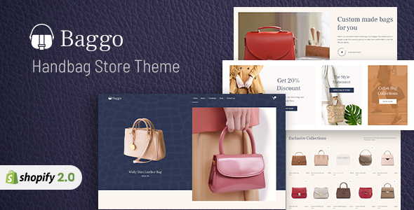 Baggo - Leather Bags Store Shopify Theme