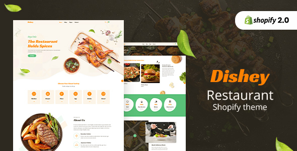 Dishey - Restaurant, Food Store Shopify Theme