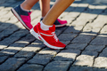 legs two runner girls in running shoes - PhotoDune Item for Sale
