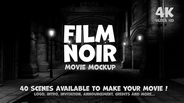 Film Noir - Movie Mockup