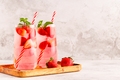 Fresh healthy iced strawberry lemonade with mint - PhotoDune Item for Sale