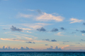 Beautiful colored cloudy evening sky.  Seascape. - PhotoDune Item for Sale