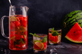 Watermelon infusion water with lime and mint - PhotoDune Item for Sale