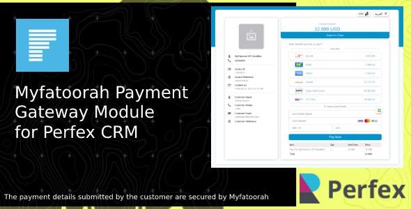 Myfatoorah Payment Gateway Module for Perfex CRM
