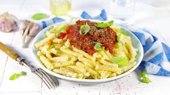 Italian Casarecce pasta