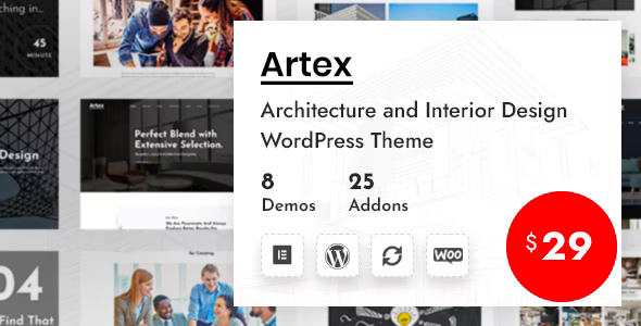 Artex – Architecture & Interior WordPress Theme